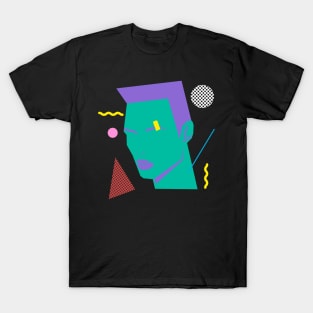 GRACE JONES 80S STYLE GEOMETRIC T-Shirt